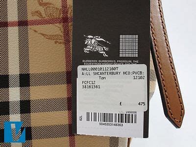 burberry serienummer check|how to identify burberry bags.